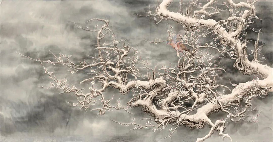 聽龍吟 訪雪君 游玉山 觀雁陣:任重水墨丹青藝術展