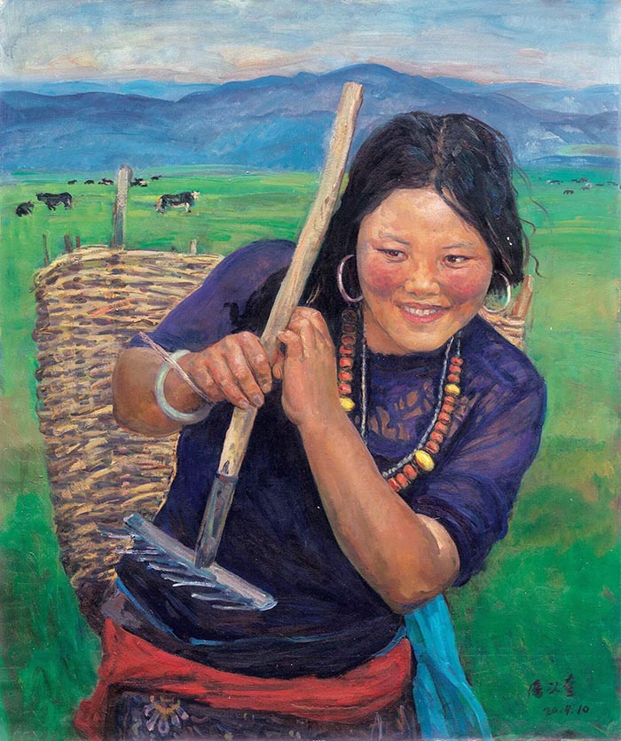 對真善美凝聚的向往:潘義奎油畫展即將亮相國家畫院