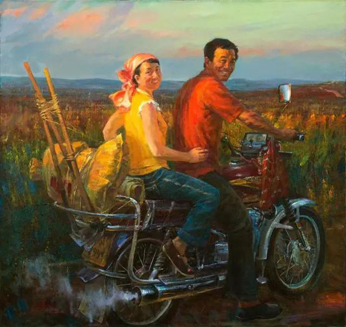 對真善美凝聚的向往:潘義奎油畫展即將亮相國家畫院