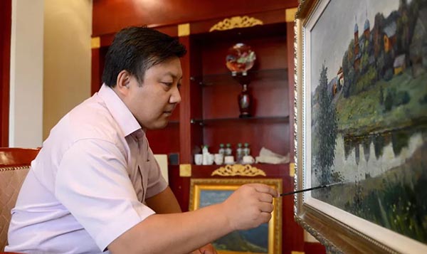 對真善美凝聚的向往:潘義奎油畫展即將亮相國家畫院