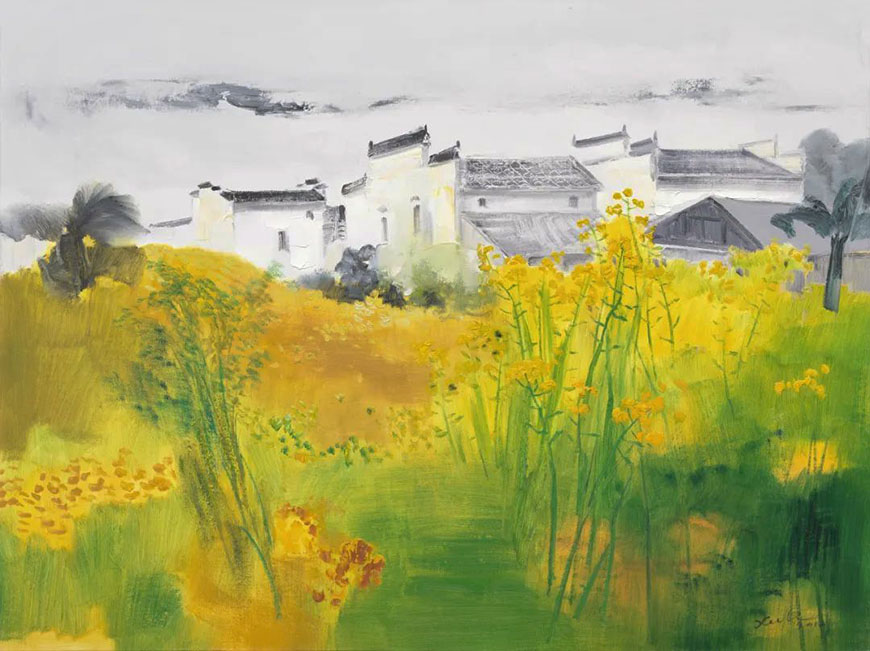 山河頌:徐里寫意油畫作品展亮相國家大劇院