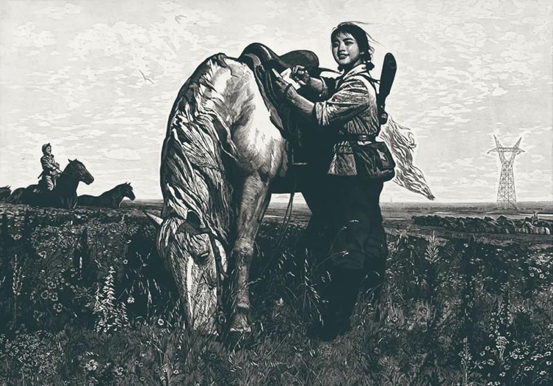 徐匡阿鴿伉儷作品展亮相中國美術館 呈現經典版畫作品