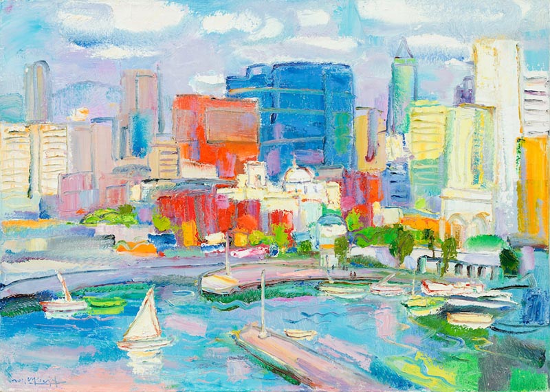 畫布上的樂章:陳鈞德藝術展