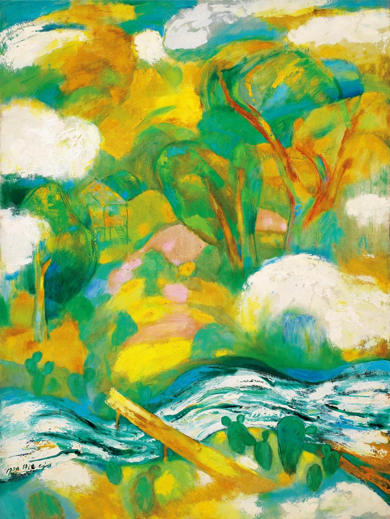 畫布上的樂章:陳鈞德藝術展