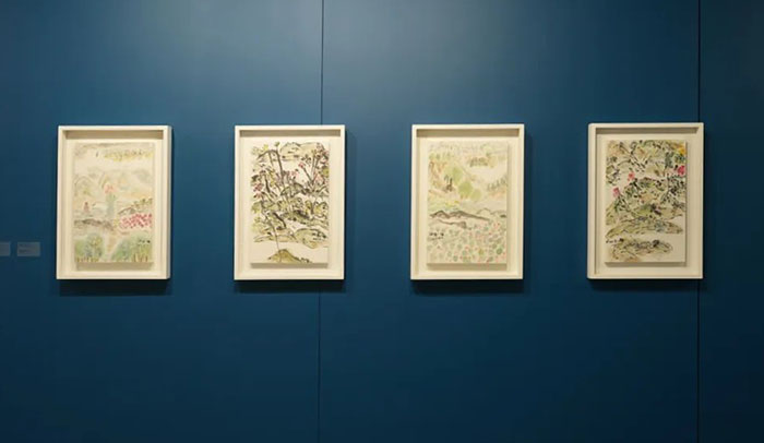 桐溪小蟬個(gè)展“我見(jiàn)青山多嫵媚”