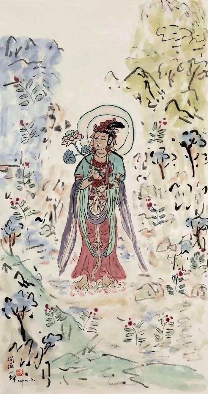 桐溪小蟬個(gè)展“我見(jiàn)青山多嫵媚”