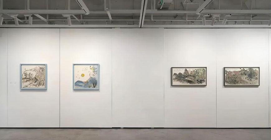 桐溪小蟬個(gè)展“我見(jiàn)青山多嫵媚”