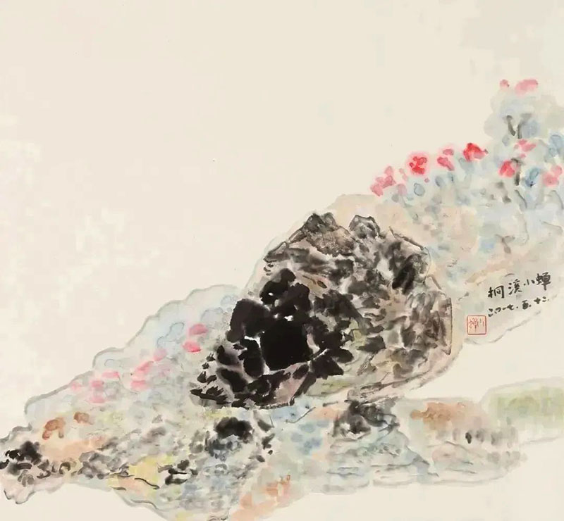 桐溪小蟬個(gè)展“我見(jiàn)青山多嫵媚”