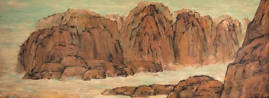 徐里向國家大劇院藝術(shù)中心捐贈巨幅油畫