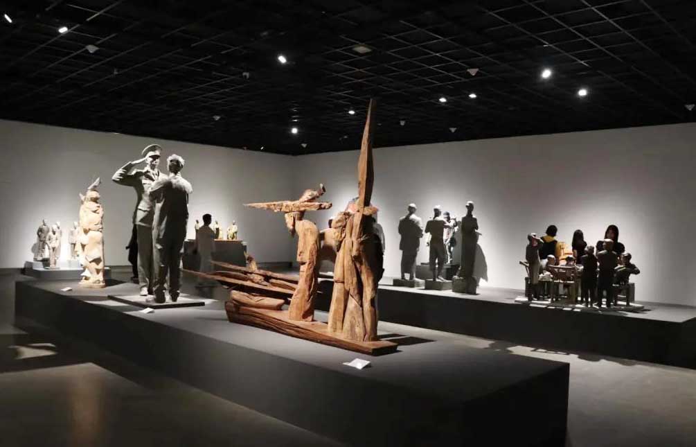 第十四屆全國美術作品展覽雕塑作品展揭幕